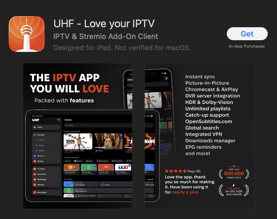 UHF App